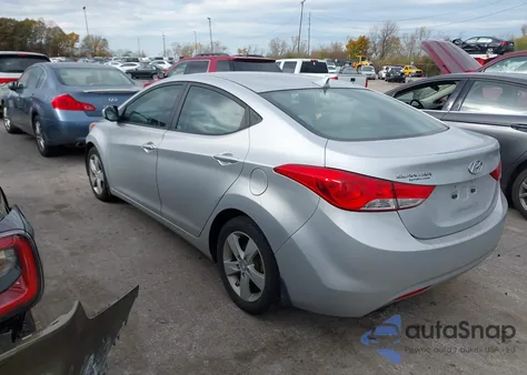 2013 Hyundai Elantra Gls z USA, uszkodzony, nr VIN 5NPDH4AE4DH245419